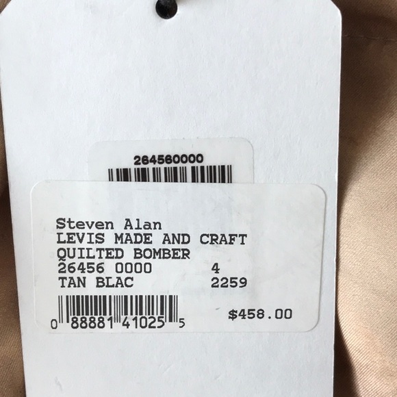 Levis Made and Crafted REVERSIBLE bomber jacket XL - Picture 8 of 8